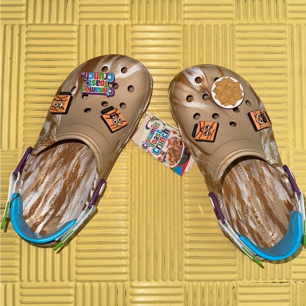 Cinnamon Toast Crunch Crocs NWT